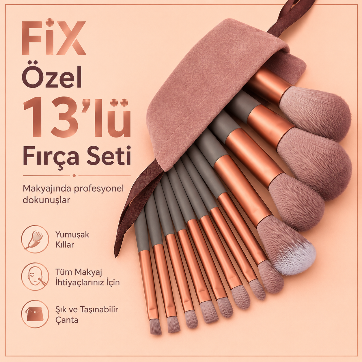 Sanosh Özel 13'lü Fırça Seti